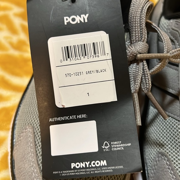 Pony Boys Sneakers (Grey/Black) - Picture 7 of 7